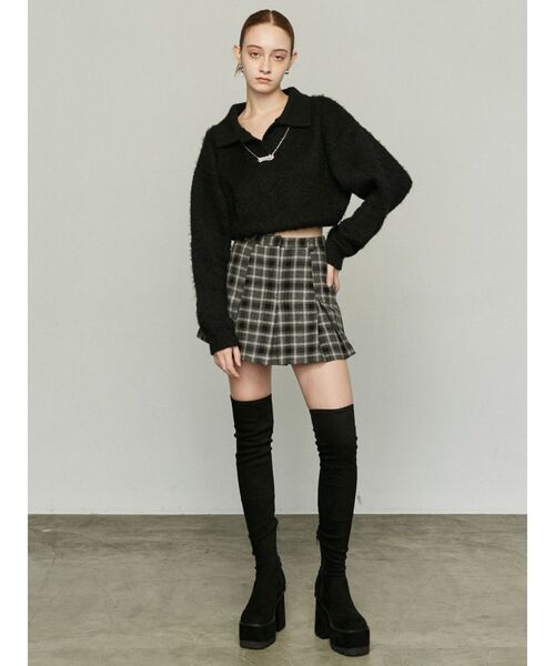 EMODA（エモダ）の「プリーツミニスカート（スカート・レディース・グレー/その他/その他1・SMALL/MEDIUM）」の8枚目の写真