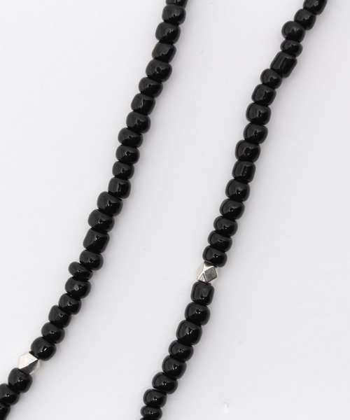 WEGO（ウィゴー）の「WEGO/メタルMIXロングビーズネックレス（ネックレス・メンズ・ブルー/レッド/ブラック・FREE）」の4枚目の写真