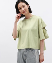 LAKOLE | カットアウトクロップドＴ / 131857(Tシャツ/カットソー)