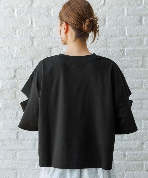 セール】カットアウトクロップドT / 131857（Tシャツ