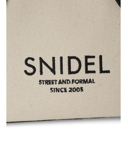 SNIDEL（スナイデル）の「キャンバスロゴバッグ（ショルダーバッグ・レディース・ピンク/ブラック/アイボリー・FREE）」の21枚目の写真