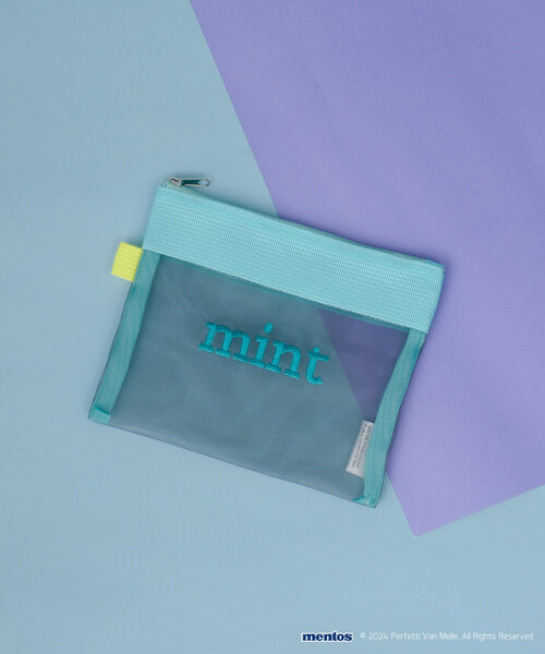 BIRTHDAY BAR(バースデイバー)の「【mentos メントス】メッシュポーチ(ポーチ・レディース・パープル/ブルー・0)」の4枚目の写真