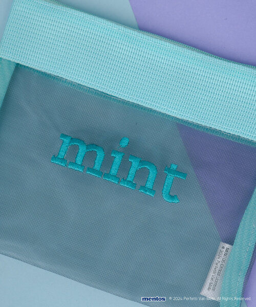 BIRTHDAY BAR(バースデイバー)の「【mentos メントス】メッシュポーチ(ポーチ・レディース・パープル/ブルー・0)」の5枚目の写真