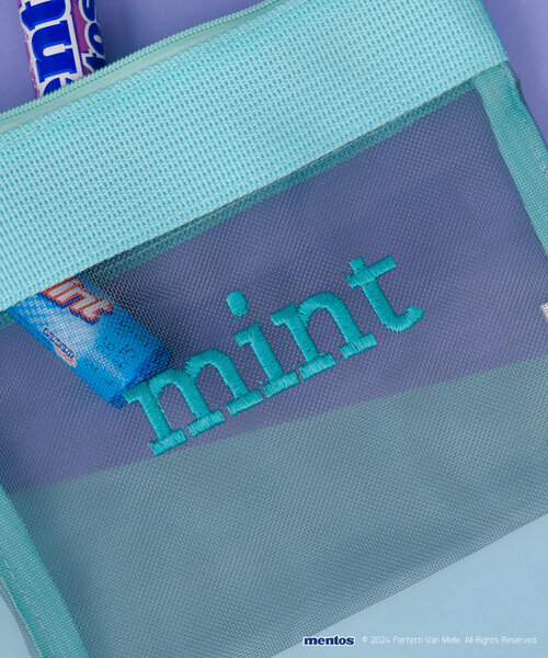 BIRTHDAY BAR(バースデイバー)の「【mentos メントス】メッシュポーチ(ポーチ・レディース・パープル/ブルー・0)」の7枚目の写真