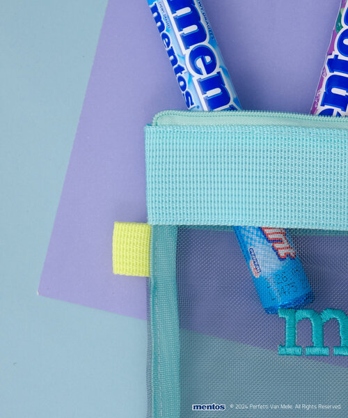 BIRTHDAY BAR(バースデイバー)の「【mentos メントス】メッシュポーチ(ポーチ・レディース・パープル/ブルー・0)」の8枚目の写真