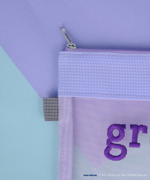 BIRTHDAY BAR(バースデイバー)の「【mentos メントス】メッシュポーチ(ポーチ・レディース・パープル/ブルー・0)」の13枚目の写真
