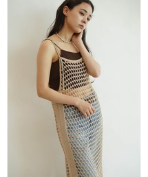 Crochet cami dress