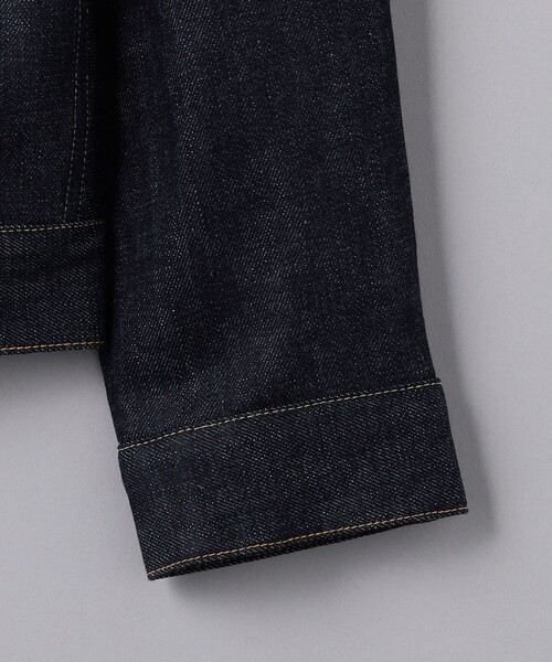 Scye Trucker Jacket Wide Jeans 31 40 紺 Narrenschiff:名品の安心感。Scye BASICSのトラッカージャケット。