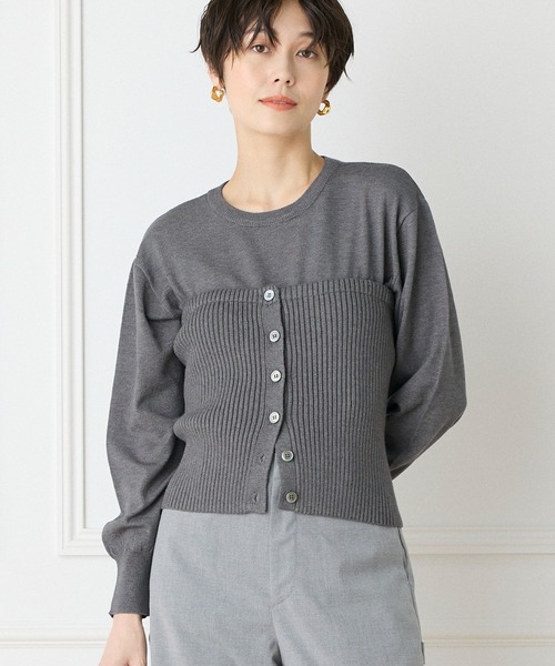 8308. BURBERRY BLUE LABEL アンゴラ混 ワンピースコート