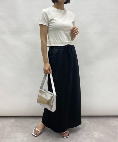 mebole(メボレ)の「バックレースデザインTシャツ(Tシャツ/カットソー・レディース・ホワイト/ブラック・FREE)」の14枚目の写真