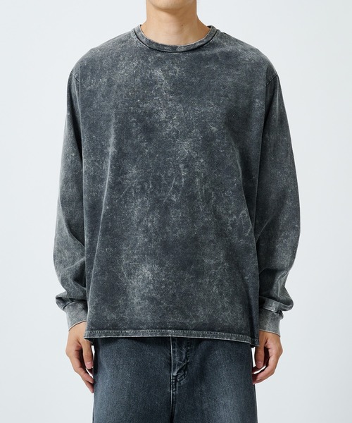 marka（マーカ）の「CREW NECK TEE L/S BLEACHED（Tシャツ