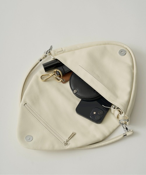 triangle real leather bag 'SIERRA'（ショルダーバッグ