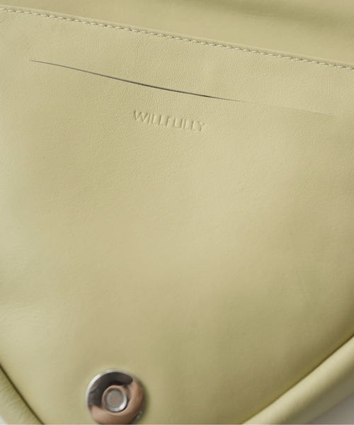 triangle real leather bag 