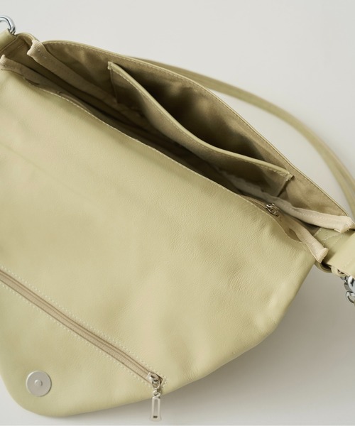 triangle real leather bag 'SIERRA'（ショルダーバッグ