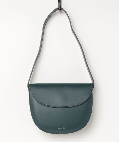 YAHKI（ヤーキ）の「【WEB限定】[YAHKI/ヤーキ] VEGAN LEATHER ハーフムーンハンドバッグ（トートバッグ・レディース・ブラック/グリーン・ONE SIZE）」の21枚目の写真