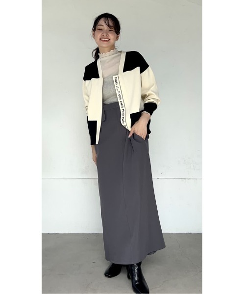 Bou Jeloud（ブージュルード）の「シアーボトルインナー（Tシャツ/カットソー・レディース・ベージュ/キャメル/ピンク/グリーン/ブラック・FREE）」の10枚目の写真