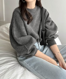 andme(アンドミー)の【新色追加】袖ボリューム長袖ニットトップス(ニット/セーター)