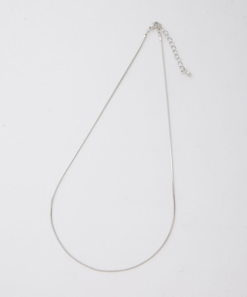 NANO universe（ナノユニバース）の「シンプルネックレス（ネックレス・レディース・シルバー/ゴールド・FREE）」の3枚目の写真