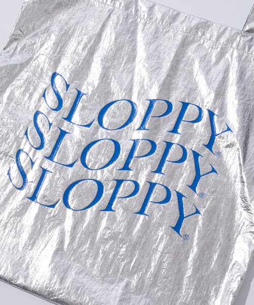WHO'S WHO gallery（フーズフーギャラリー）の「【SLOPPY/スロッピー】シルバートート（トートバッグ・レディース・オフホワイト/ブルー/レッド・FREE）」の7枚目の写真