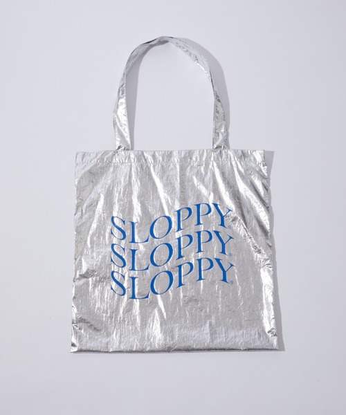 WHO'S WHO gallery（フーズフーギャラリー）の「【SLOPPY/スロッピー】シルバートート（トートバッグ・レディース・オフホワイト/ブルー/レッド・FREE）」の3枚目の写真