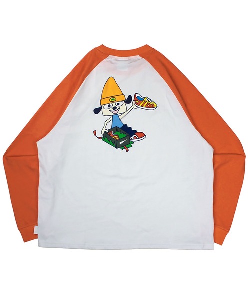 JACKROSE（ジャックローズ）の「パラッパラッパー・スニーカーロゴラグランTEE（Tシャツ/カットソー・メンズ・オレンジ/ネイビー/ブラック・M/L）」の22枚目の写真