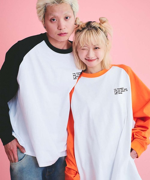 JACKROSE（ジャックローズ）の「パラッパラッパー・スニーカーロゴラグランTEE（Tシャツ/カットソー・メンズ・オレンジ/ネイビー/ブラック・M/L）」の13枚目の写真