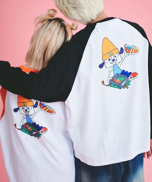 JACKROSE（ジャックローズ）の「パラッパラッパー・スニーカーロゴラグランTEE（Tシャツ/カットソー・メンズ・オレンジ/ネイビー/ブラック・M/L）」の14枚目の写真