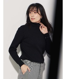 Perfect Suit FActory | 【洗える】ウール混ケーブルニット ブラウン/ピンク/ブラック/オフホワイト(ニット/セーター)