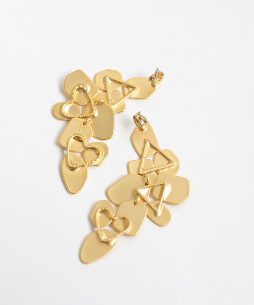 antiqua（アンティカ）の「マットデザインピアス（ピアス（両耳用）・レディース・ゴールド系その他/シルバー系その他・FREE）」の14枚目の写真