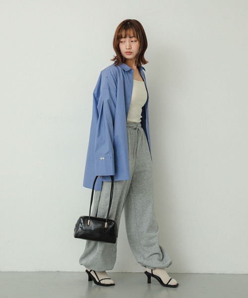 SENSE OF PLACE by URBAN RESEARCH（センスオブプレイスバイアーバンリサーチ）の「クロコライクスクエアバッグ（ハンドバッグ・レディース・ブラック/ブラウン/オレンジ・ONE）」の4枚目の写真