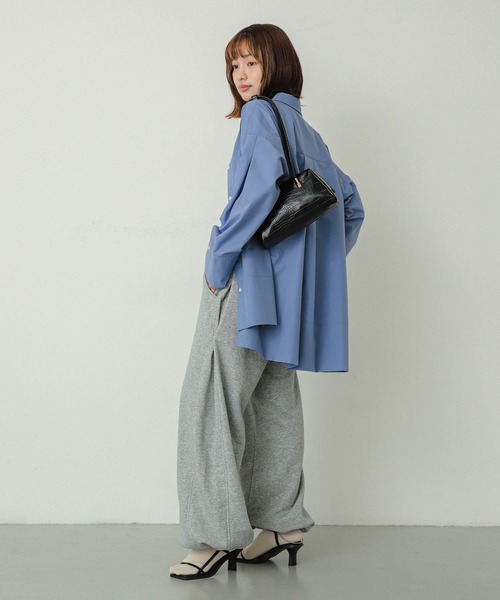 SENSE OF PLACE by URBAN RESEARCH（センスオブプレイスバイアーバンリサーチ）の「クロコライクスクエアバッグ（ハンドバッグ・レディース・ブラック/ブラウン/オレンジ・ONE）」の5枚目の写真