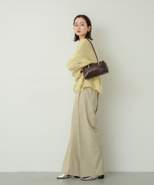 SENSE OF PLACE by URBAN RESEARCH（センスオブプレイスバイアーバンリサーチ）の「クロコライクスクエアバッグ（ハンドバッグ・レディース・ブラック/ブラウン/オレンジ・ONE）」の8枚目の写真