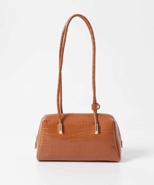 SENSE OF PLACE by URBAN RESEARCH（センスオブプレイスバイアーバンリサーチ）の「クロコライクスクエアバッグ（ハンドバッグ・レディース・ブラック/ブラウン/オレンジ・ONE）」の19枚目の写真