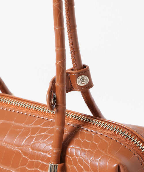 SENSE OF PLACE by URBAN RESEARCH（センスオブプレイスバイアーバンリサーチ）の「クロコライクスクエアバッグ（ハンドバッグ・レディース・ブラック/ブラウン/オレンジ・ONE）」の22枚目の写真