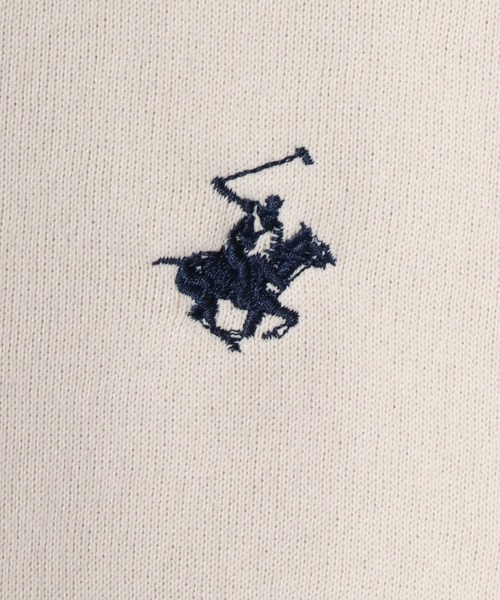 BEVERLY HILLS POLO CLUB(ビバリーヒルズポロクラブ)の「BEVERLY HILLS POLO CLUB/ビバリーヒルズポロクラブ オーバーサイズ 裏起毛 ロゴ ワンポイント刺繍 スウェット ジップアップパーカー フーディー/レディース メンズ(パーカー・レディース・ネイビー/スミクロ/アイボリー・LL/L/M)」の14枚目の写真