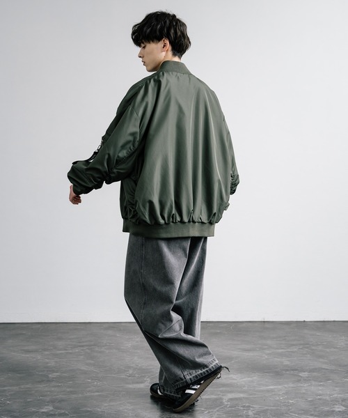 美品.70,400円) papas パパスプラス ブルゾン MA-1型 PAPAS『MA-1型ショート丈ブルゾン』 ｜ PAPAS COMPANY｜パパス