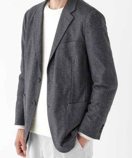 ウールジャケット セール】【THE FLAGSHIP】ウール混 フラノジャケット
