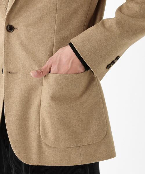 セール】【THE FLAGSHIP】ウール混 フラノジャケット