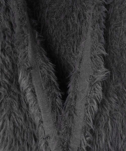 JEANASIS(ジーナシス)の「スラブニットファーベスト/152502(ベスト・レディース・オフホワイト/グレー/ブラック/ブラウン・FREE)」の18枚目の写真