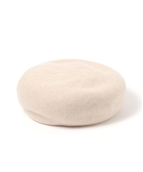 studio CLIP（スタディオクリップ）の「【抗菌防臭】洗えるウールベレー（ハンチング/ベレー帽・レディース・グレー/ナチュラル/ブラック/レッド/イエロー/ブラウン・FREE）」の16枚目の写真