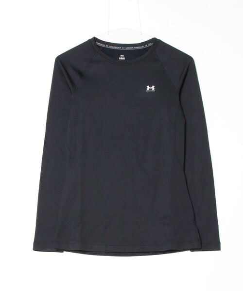 UNDER ARMOUR(アンダーアーマー)の「アンダーアーマー UAコールドギア クルーネック シャツ(シャツ/ブラウス・レディース・ブラック・S/M/L)」の1枚目の写真