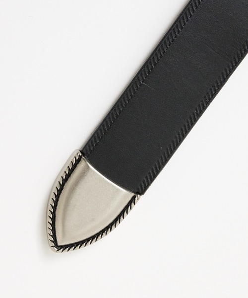 Wrangler(ラングラー)の「追加2【Wrangler / ラングラー】ウエスタンベルト / 牛革ベルト / ブラック / リアルレザー(ベルト・レディース・ブラック・フリー)」の4枚目の写真