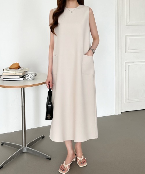 結婚式にも○ ふんわり ノースリーブ バックボウ ワンピース mimigrant ワンピース 2WAYマキシ丈ワンピース レース oplw6