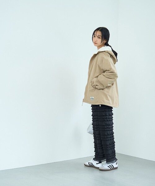 セール】【そうコレ! 】＜PARKNIK＞リバーシブルフーディブルゾン