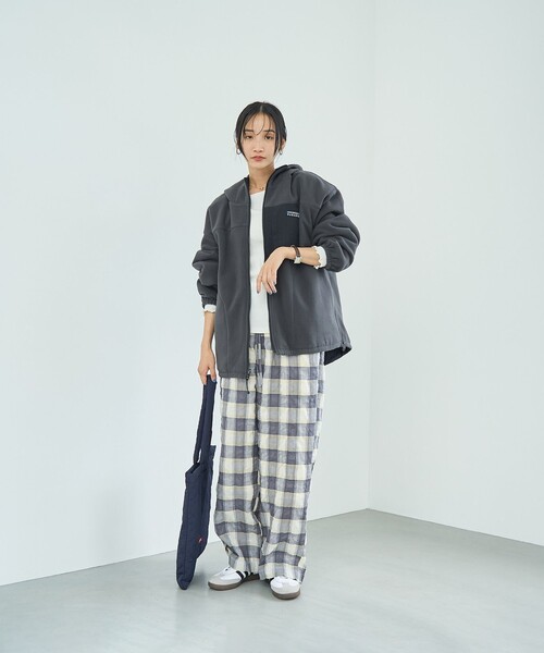 セール】【そうコレ! 】＜PARKNIK＞リバーシブルフーディブルゾン