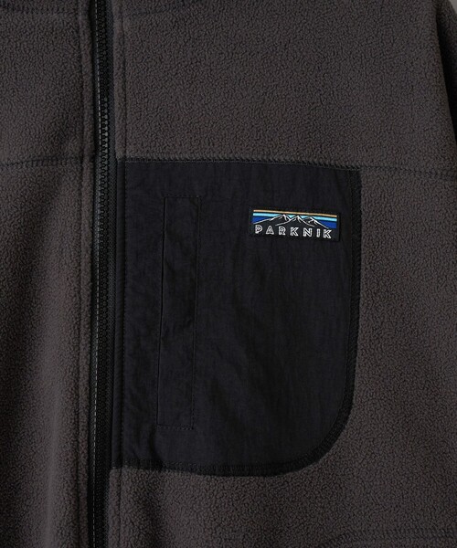 coen（コーエン）の「【そうコレ! 】＜PARKNIK＞リバーシブルフーディブルゾン（ブルゾン・レディース・ブラック/ナチュラル/ターコイズブルー/ベージュ・FREE）」の10枚目の写真