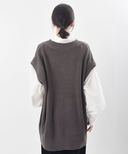 希少コムデギャルソンシャツ ニットベストドッキングストライプシャツ 希少コムデギャルソンシャツXS ニットベストドッキングストライプ