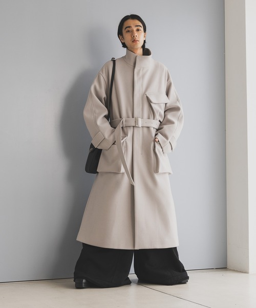 セール】ウーリーテックポケットデザインコート(HARE)（その他