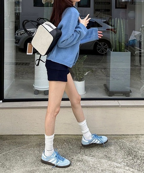 LYEON(リヨン)の「ナンバリングジャガードニットカーディガン(カーディガン/ボレロ・レディース・ベージュ/ブルー/オフホワイト・FREE)」の8枚目の写真