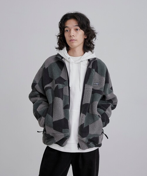 coen(コーエン)の「<Parknik>スタンドカラージャガードボアブルゾン(ブルゾン・メンズ・その他1・XL/L/M/S)」の2枚目の写真